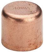 Заглушка медная под пайку, диам. 15